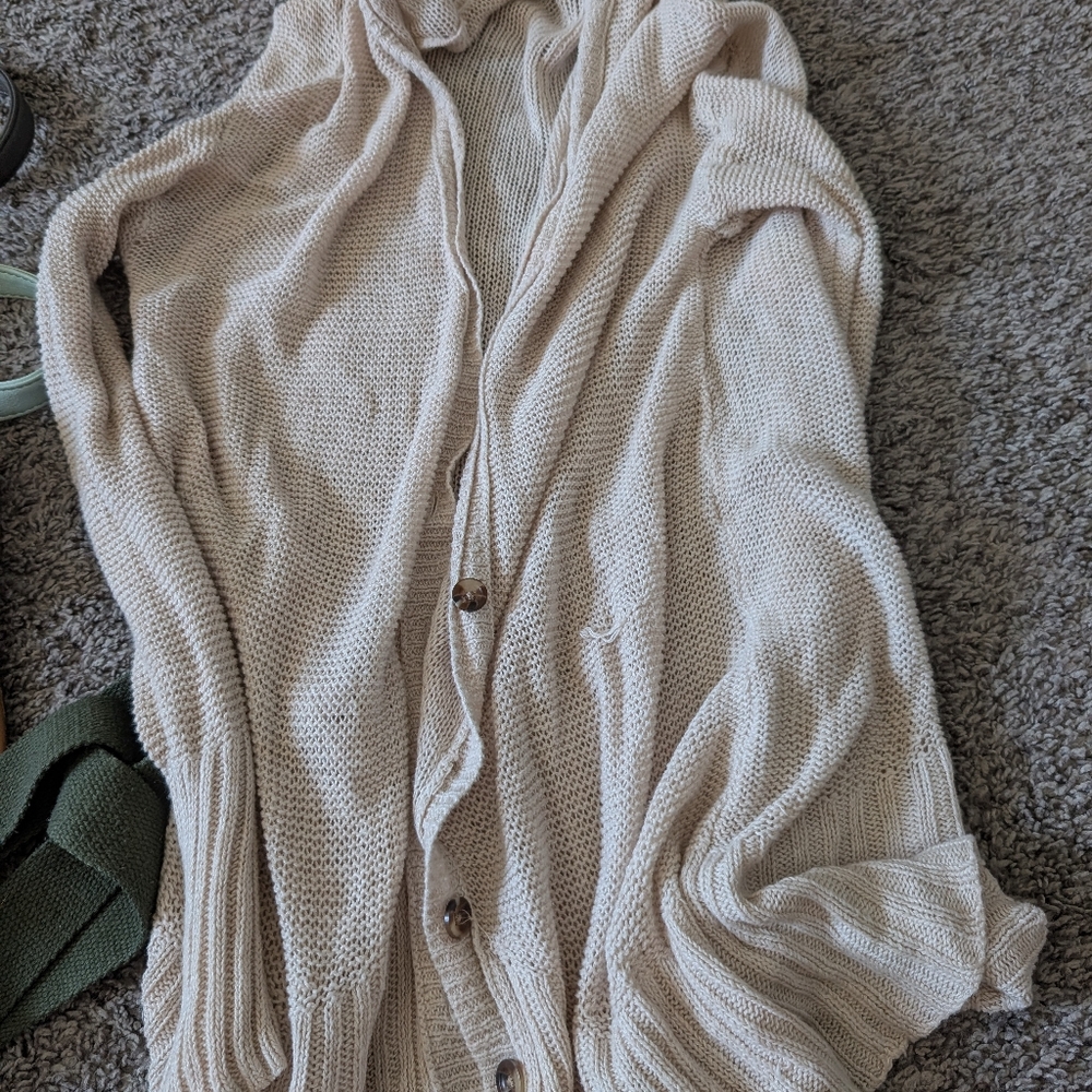 Cozy Cream Women's Cardigan Sweater